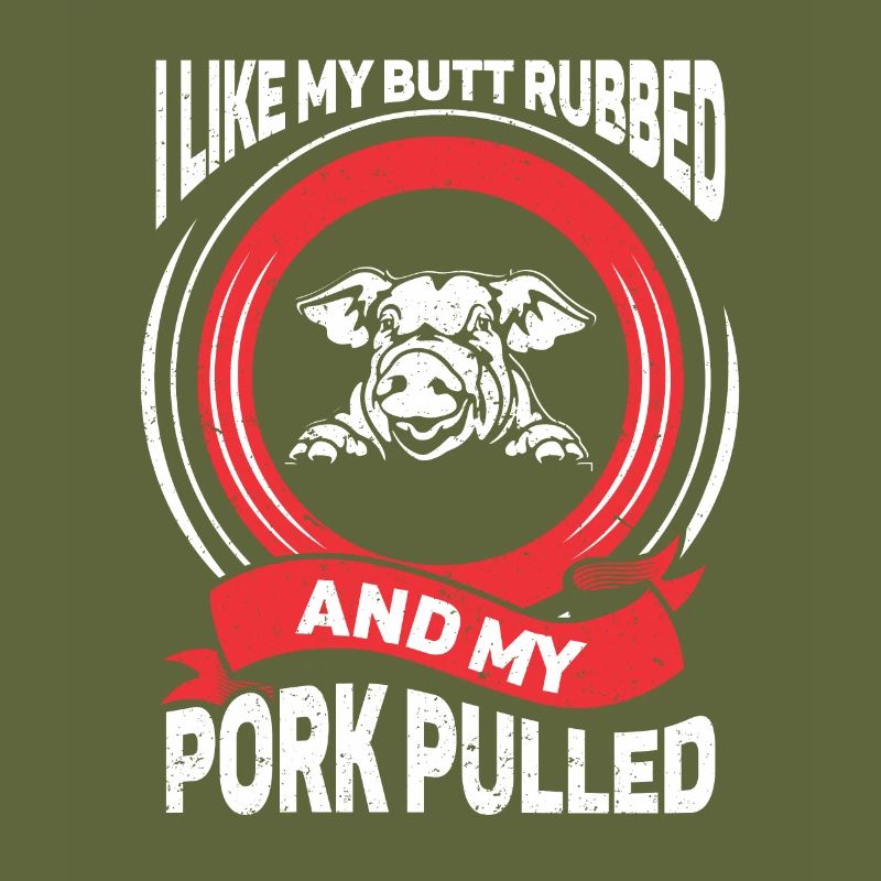 BBQ Pulled Pork Schwein Grill