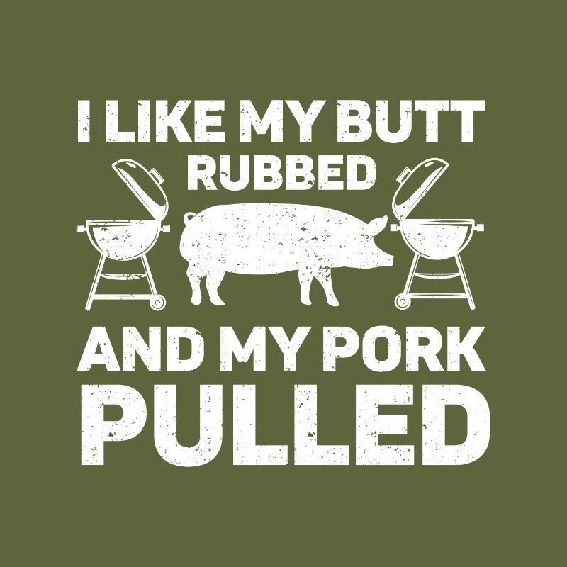 BBQ Pulled Pork Schwein Grill