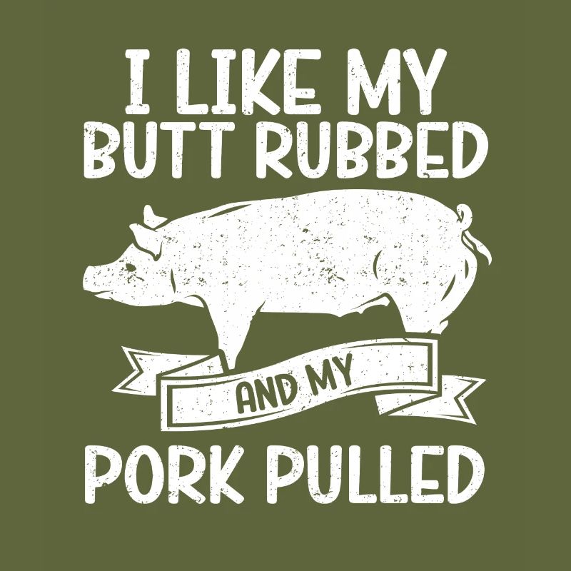 BBQ Pulled Pork Schwein Grill