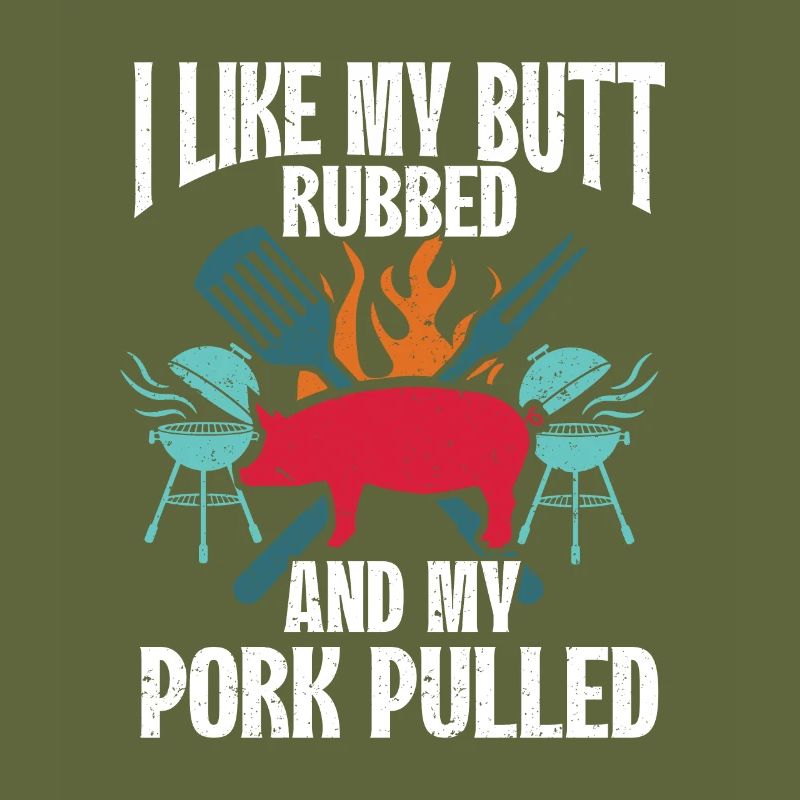 BBQ Pulled Pork Schwein Grill