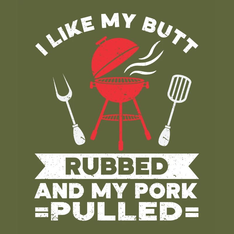 BBQ Pulled Pork Schwein Grill