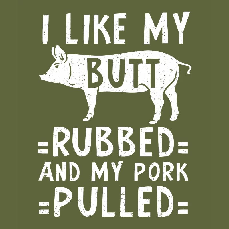 BBQ Pulled Pork Schwein Grill