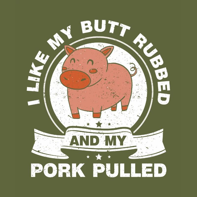 BBQ Pulled Pork Schwein Grill