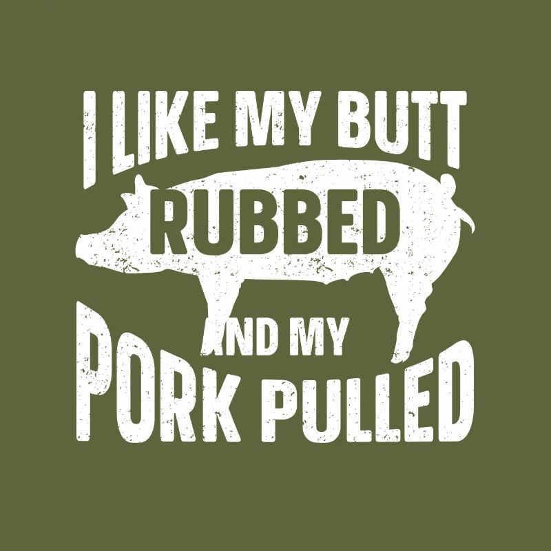 BBQ Pulled Pork Schwein Grill