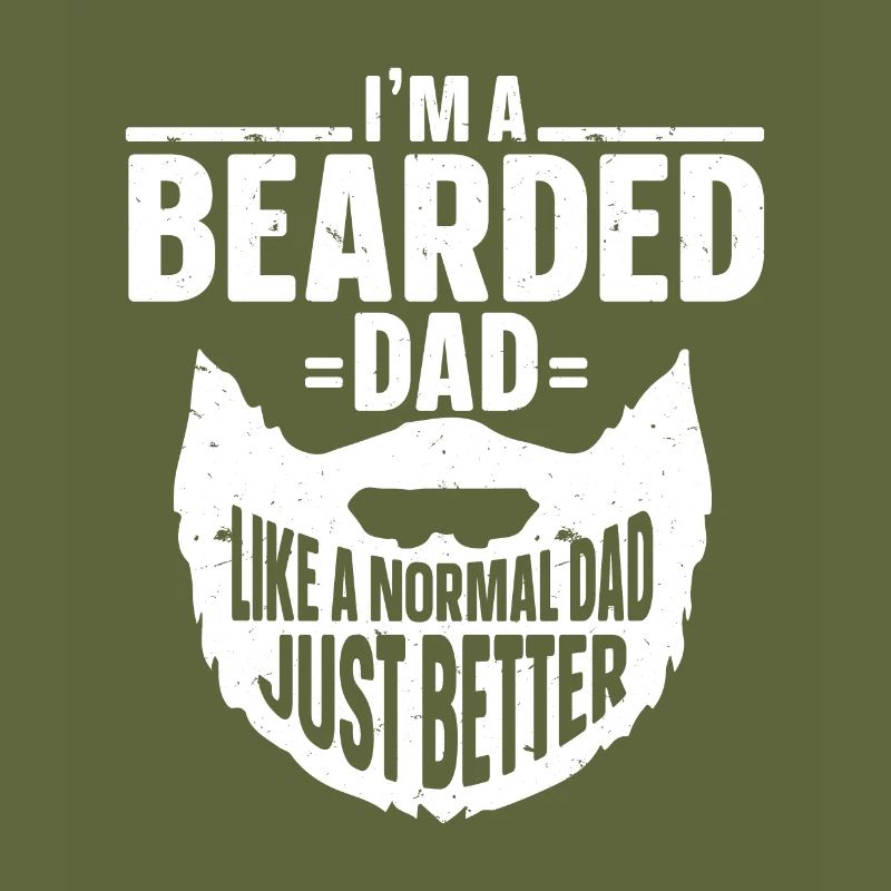 Bart Spruch Bärtiger Vater Ehemann