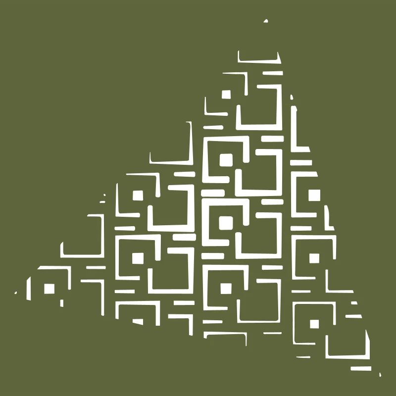 Abstract triangle pattern