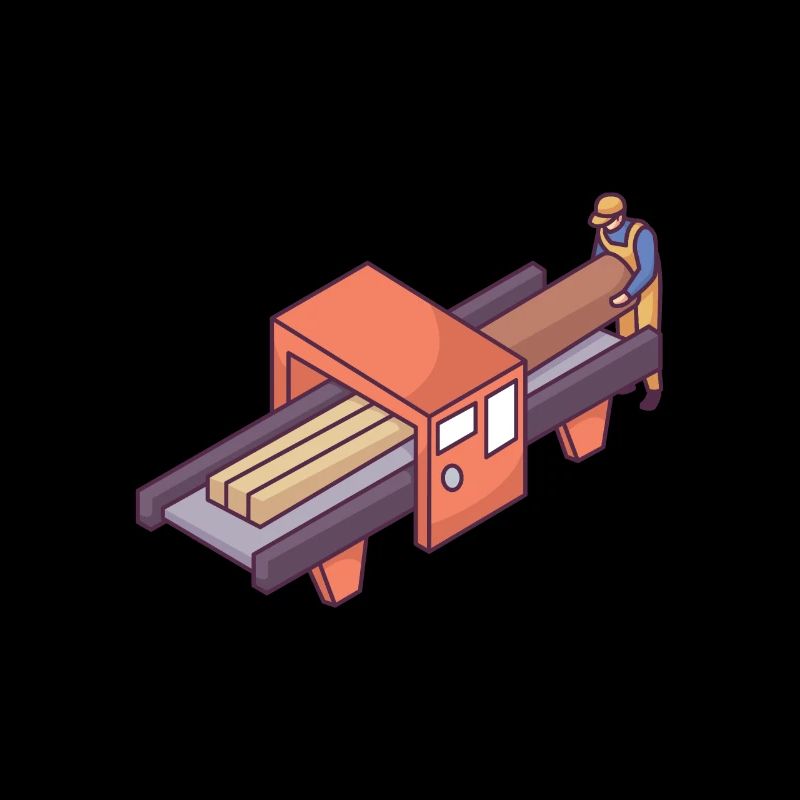 Motorized sawmill machine