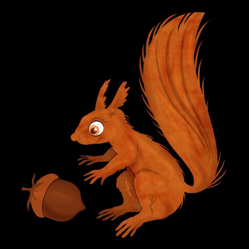 Squirrel with Nut