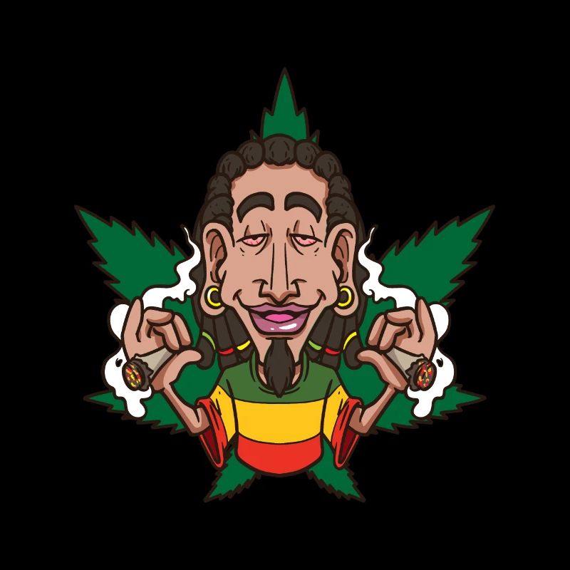 Unkraut Rastafari Mann