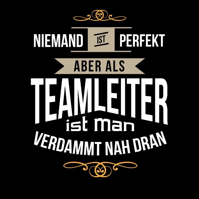 Lustige Teamleiter Abteilungsleiter Geschenkidee