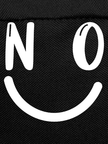 no funny smile white