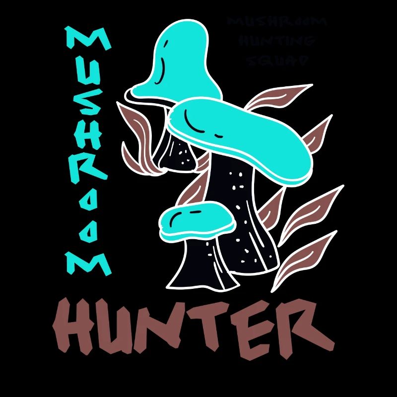 Mushroom Hunting Vegetables Ironic Saying