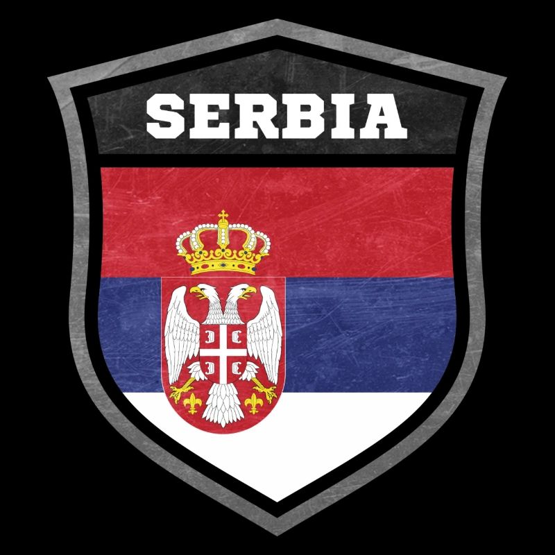 Serbien Schild Logo Emblem