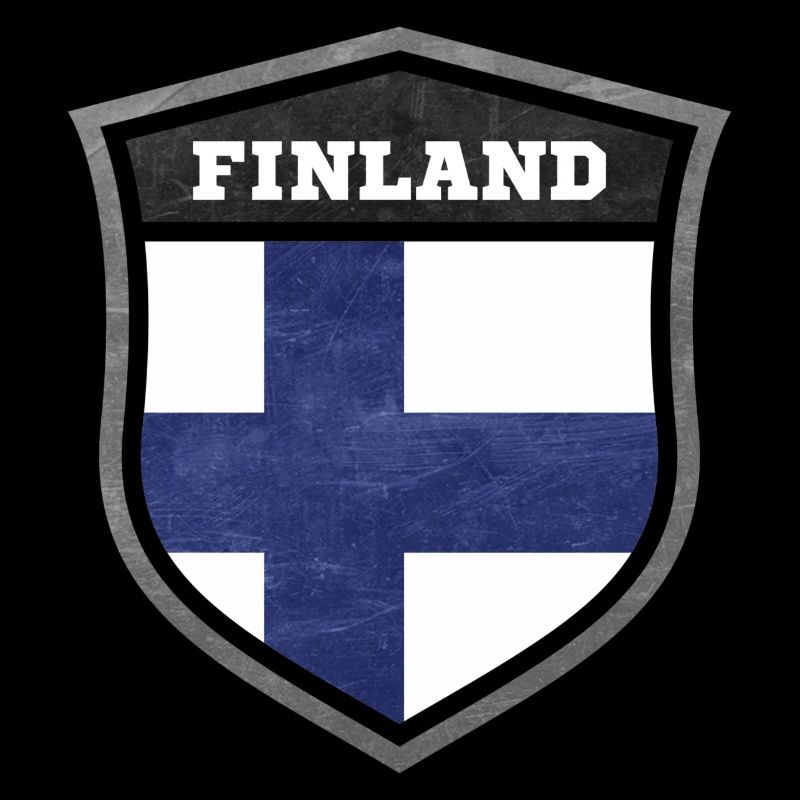 Finnland Schild Logo Emblem