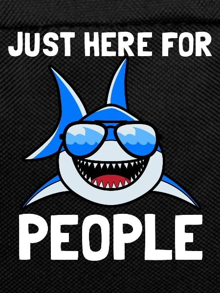funny shark design