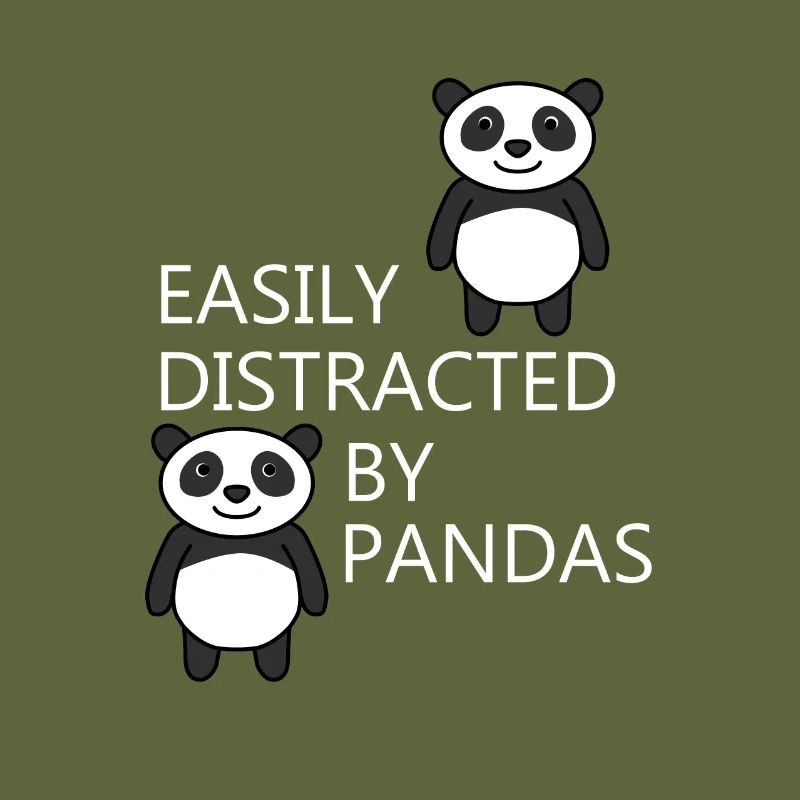 Distracted by Pandas Ironic Eucalyptus Nature