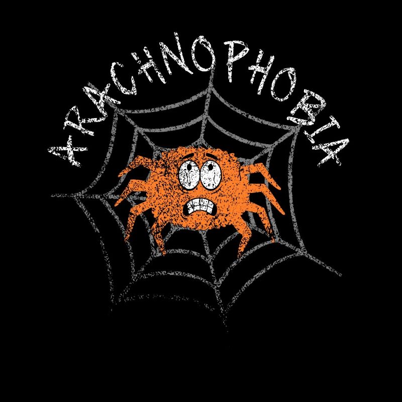 Distressed Cute Spider Arachnophobia