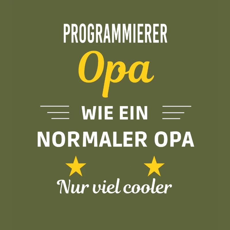 Opa wie ein normaler nur viel cooler Programmierer