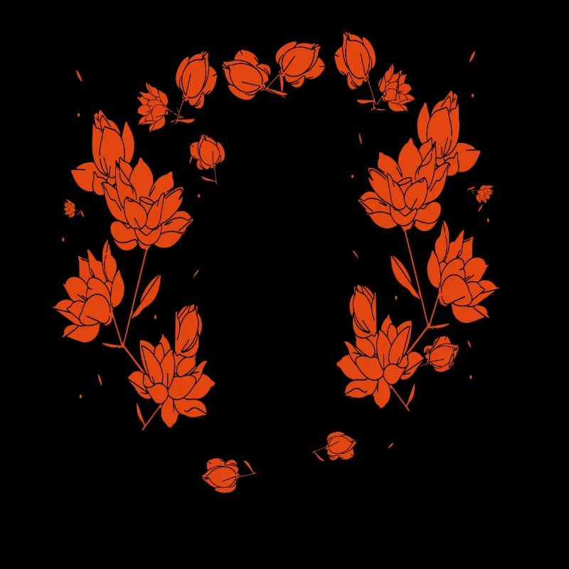 Fleurs rouges