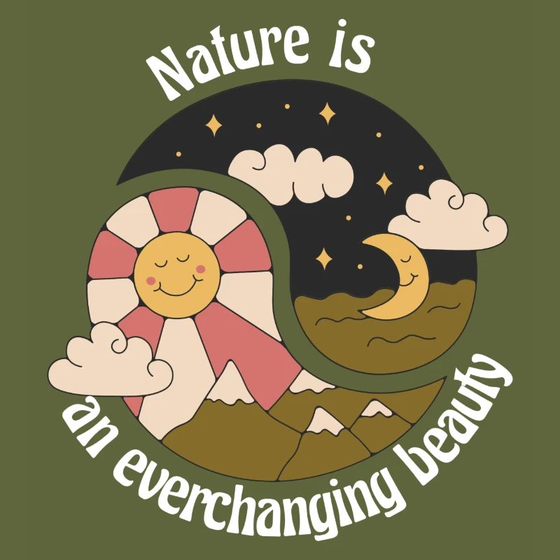 La nature est une beauté en constante évolution que la nature conçoit