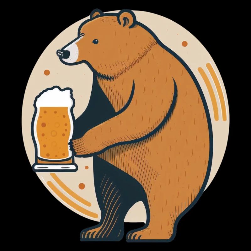 Beer Drinking Bear