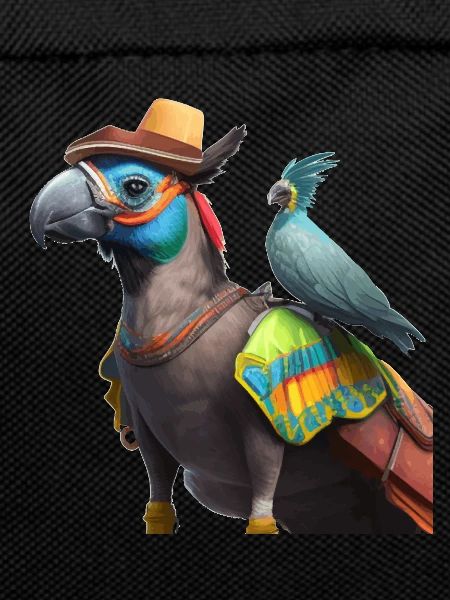 Parrot with buddy gift