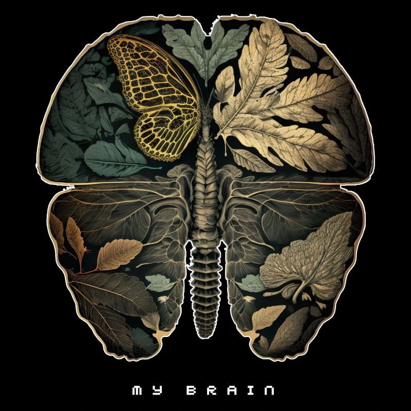 Butterfly Brain Ur-Tshirt