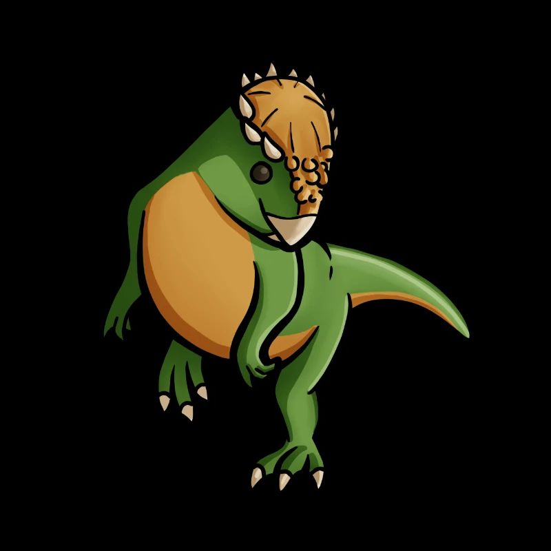 Cute Pachycephalosaurus, Dino, Dinosaur