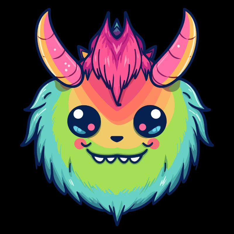 Cute pride month demon