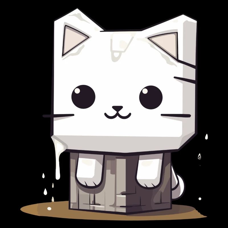 verträumte Marshmello Kitty "Sticky"