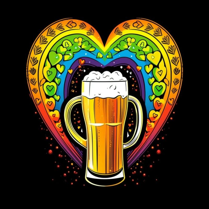 partying beer sheba birthday present