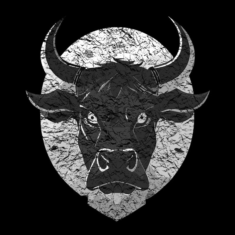 Stier Bulle grimmig böse
