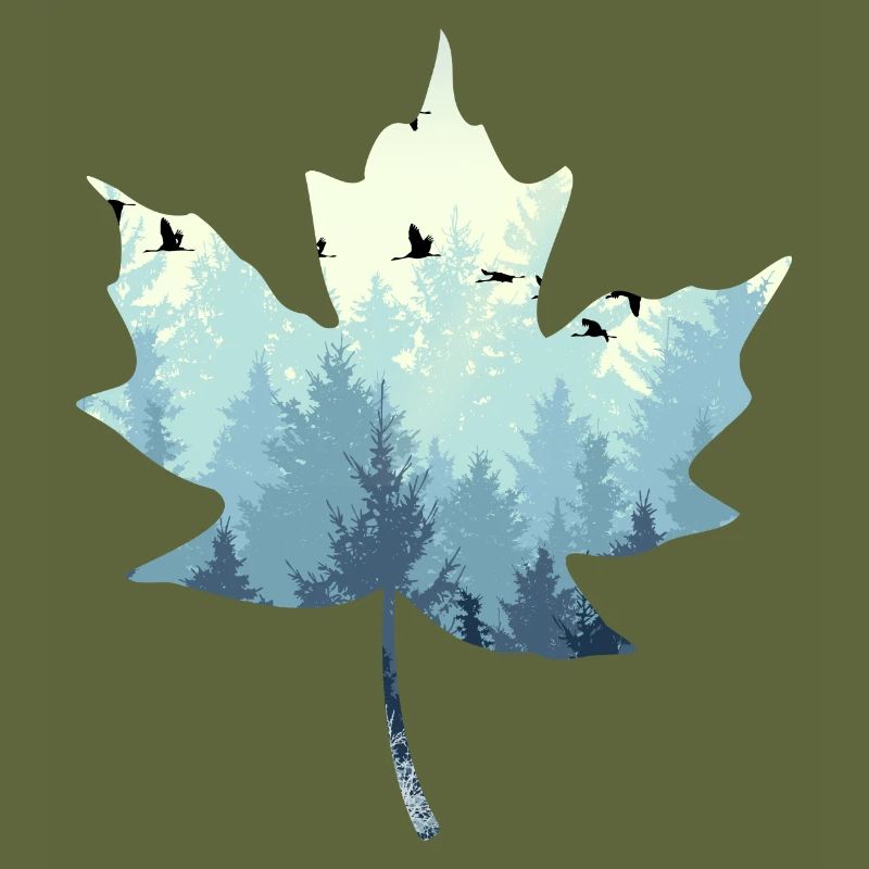 Leaf landscape