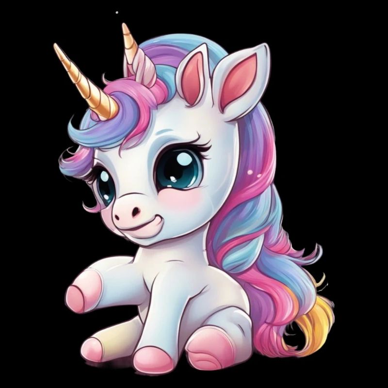 Super mignon bébé licorne