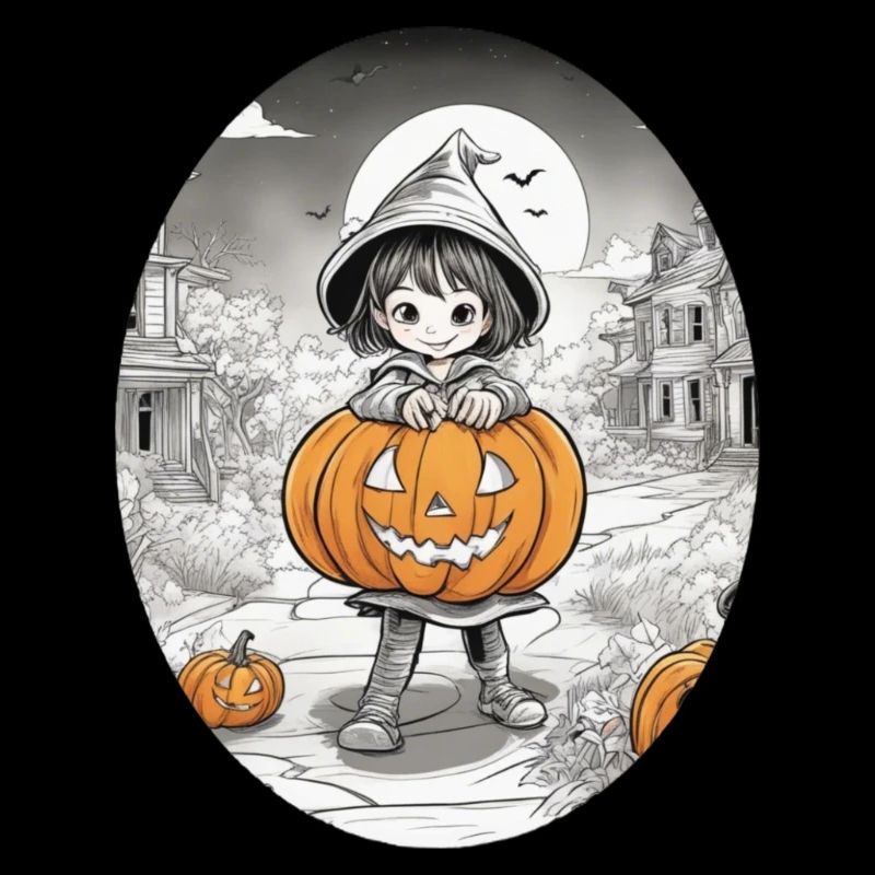Sorcière d’Halloween mignonne
