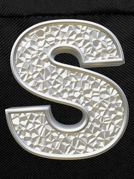 S, letter, initial, monogram,