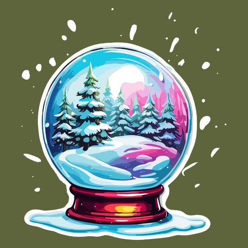 Snow Globe / Winter Magic / Snow / Souvenir