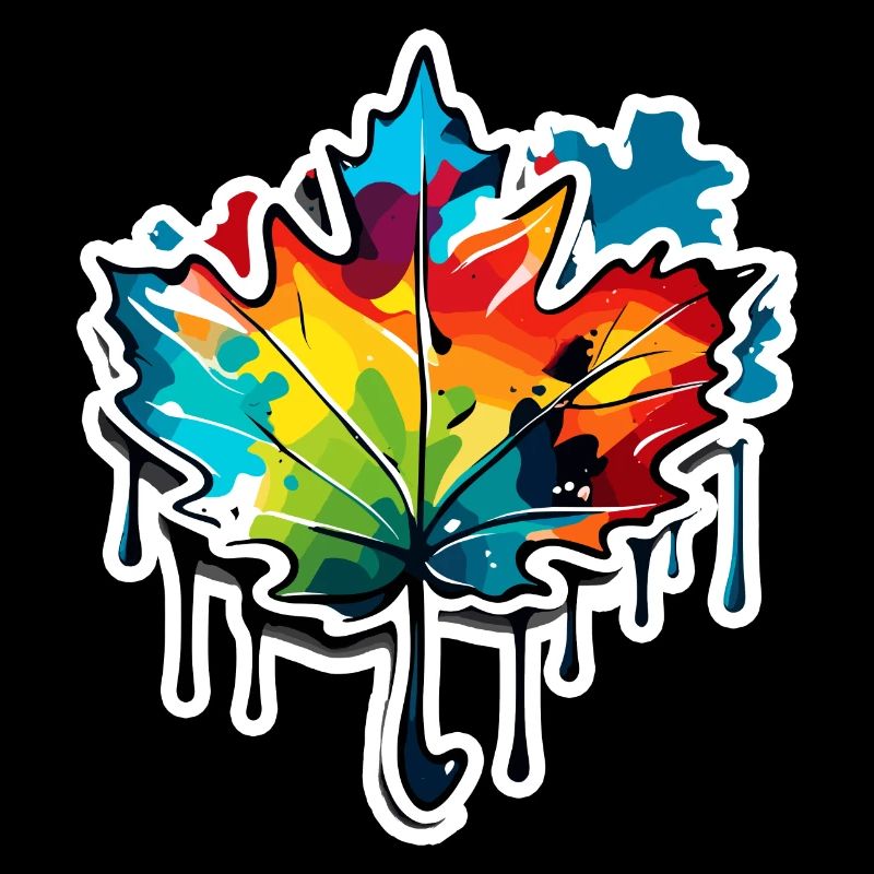Feuille d’érable / Automne / Feuillage / Forêt / Nature