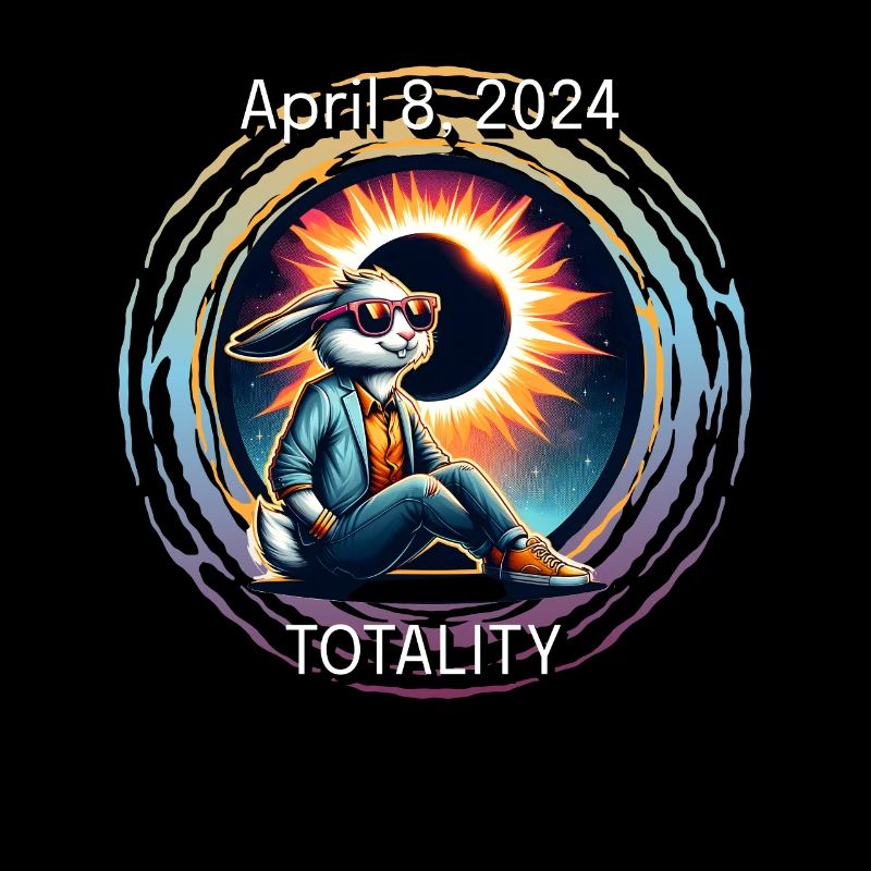 Cool Rabbit Solaire 8 avril 2024 Eclipse Totality