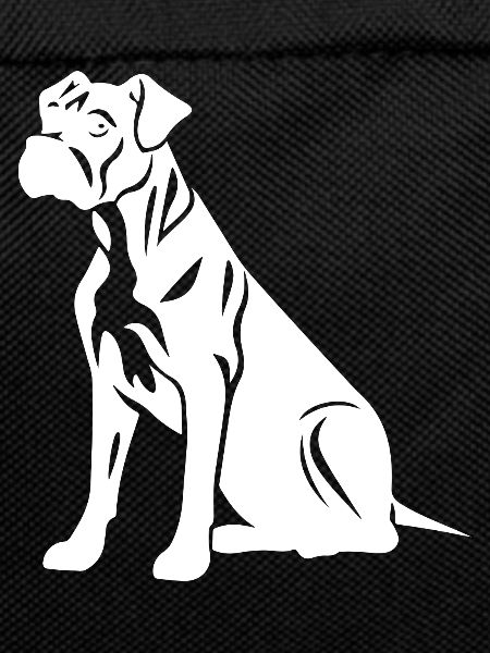 Boxer Dog Silhouette