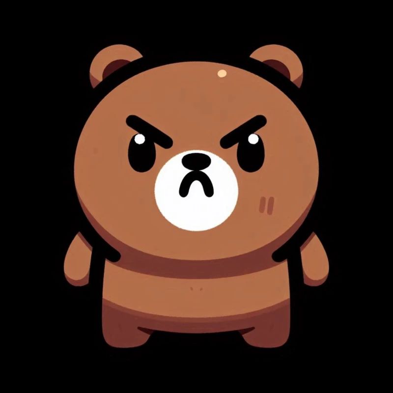 Art féroce de l’ours brun