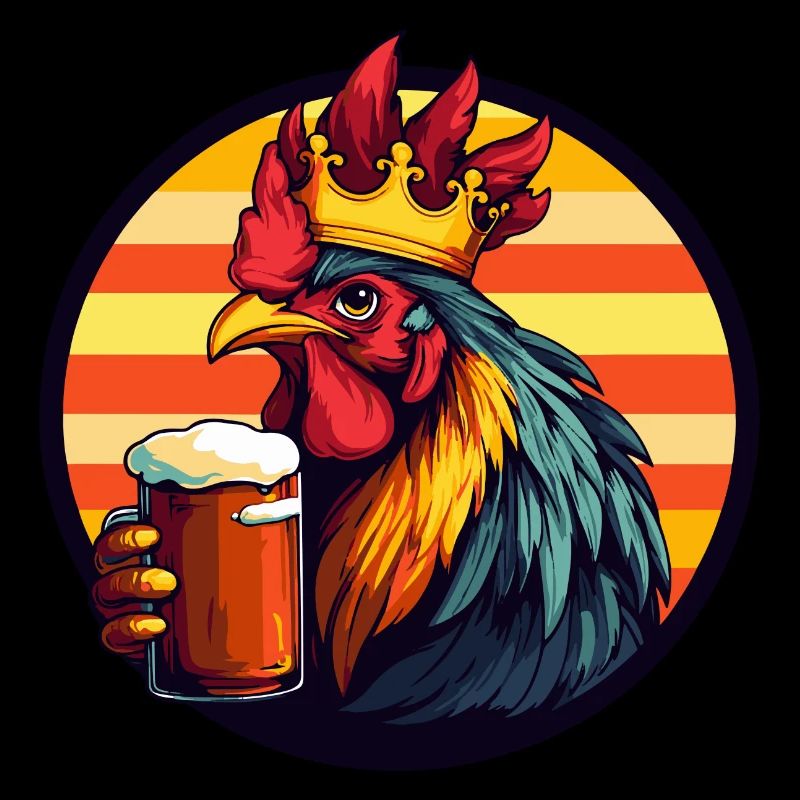 Rooster Beer Comic