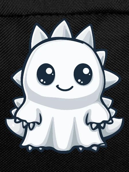 Dinosaur Stegosaurus Halloween Ghost