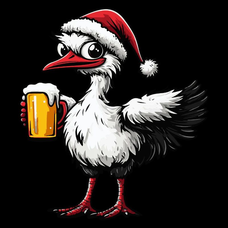 Strauß Weihnachten Bier