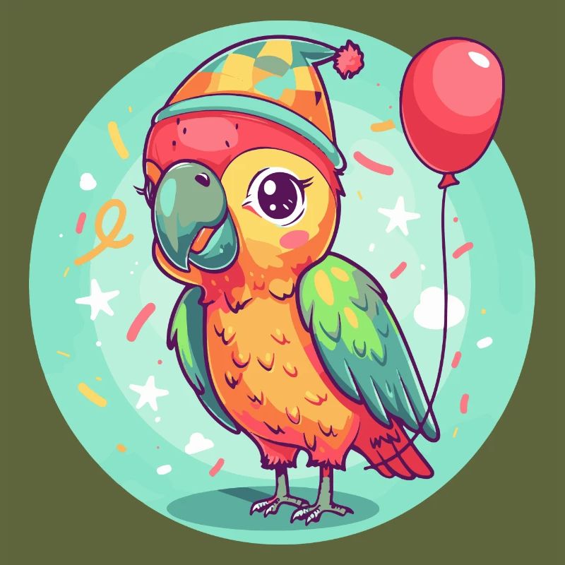 Parrot Birthday Comic