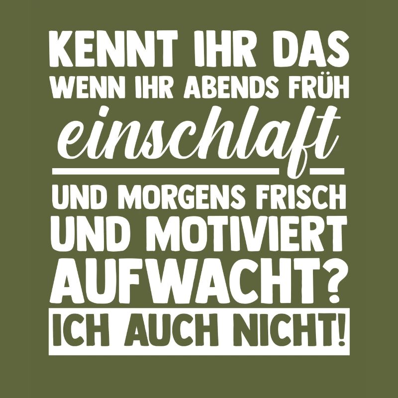 Faulenzer Langschläfer Motivation