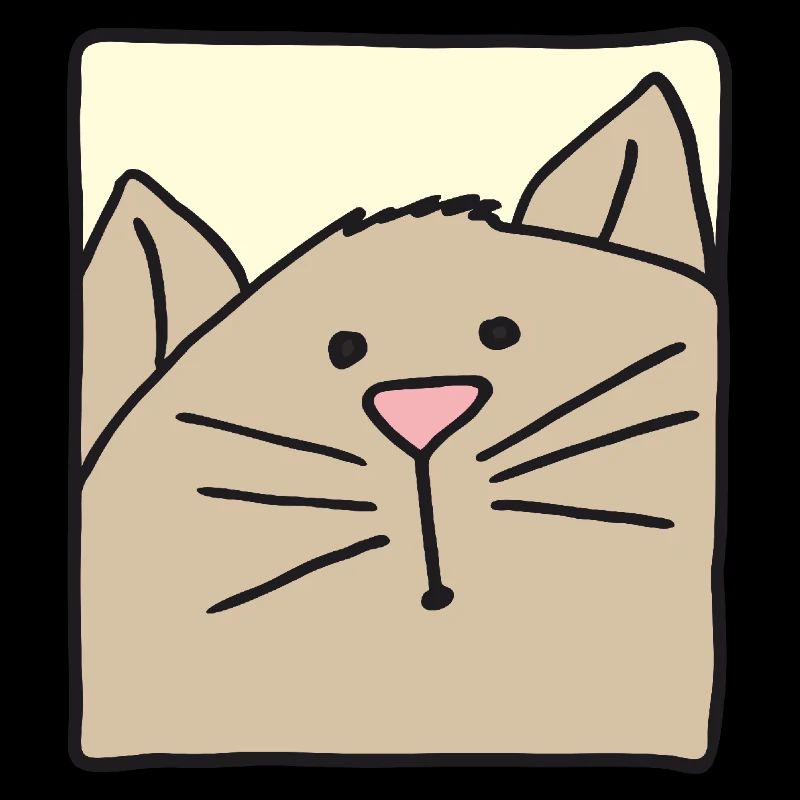 Cat Head Funny
