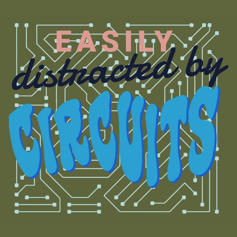 Distracted by Circuits Electrician Craftsman
