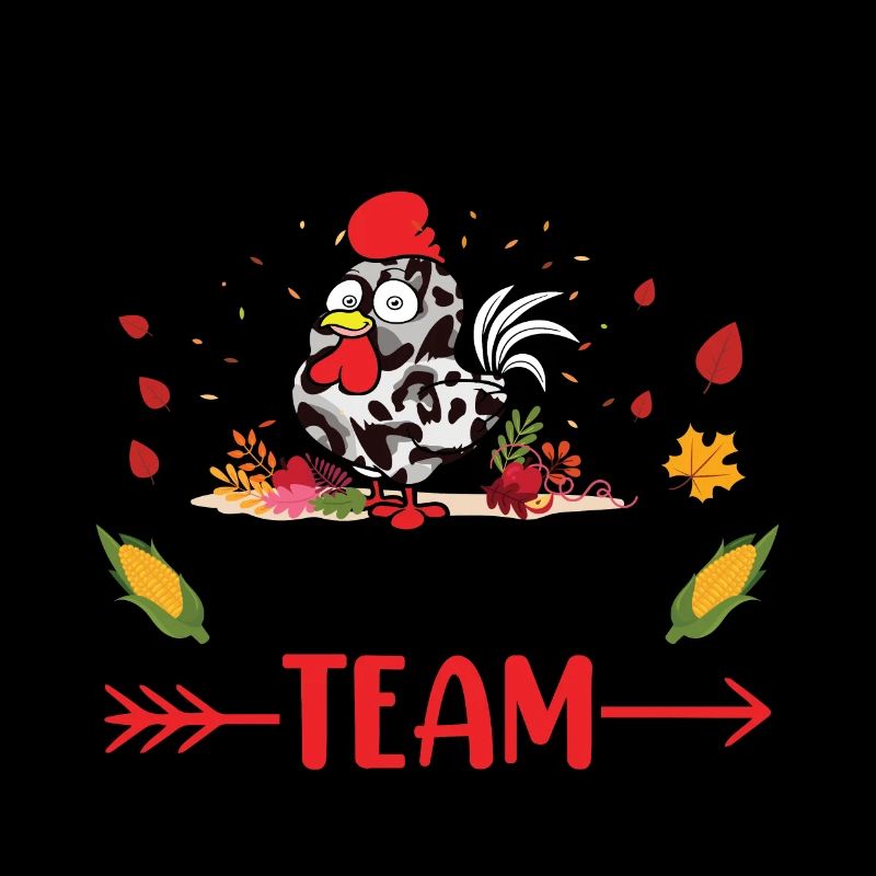 Thanksgiving eating team