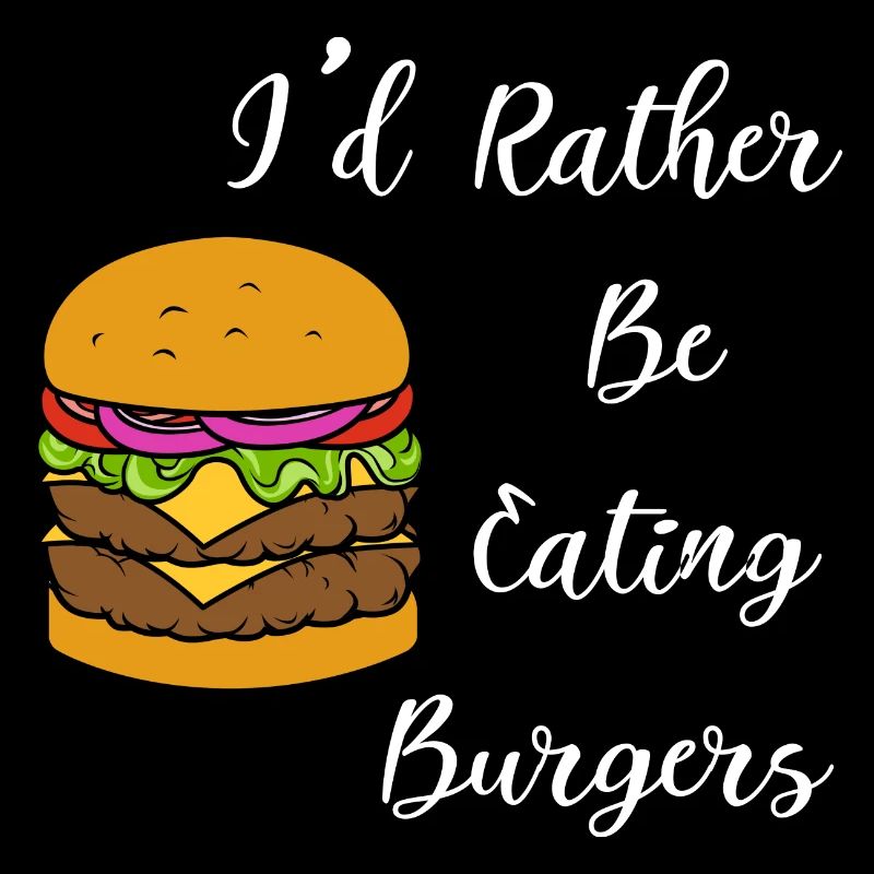 Citation ironique du chef de hamburger manger des